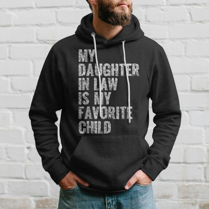 My Daughter In Law Is My Favorite Child Girl Dad Father Day Hoodie Gifts for Him
