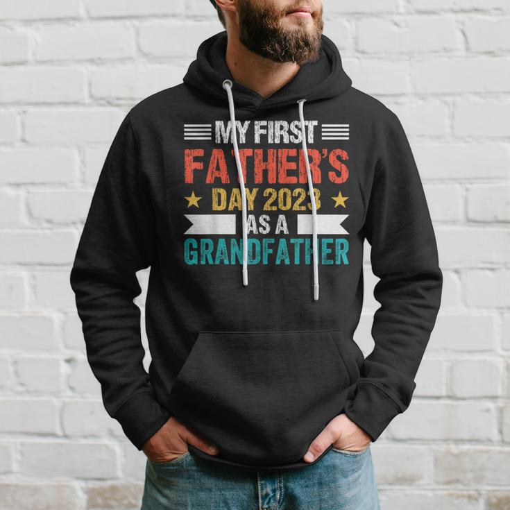 My First Fathers Day As A Grandfather 2023 Fathers Day Hoodie Gifts for Him