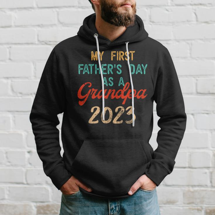 My First Fathers Day As A Grandpa 2023 Fathers Day Hoodie Gifts for Him