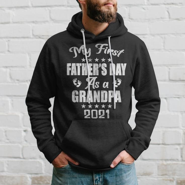 My First Fathers Day As A Grandpa New Baby Announcement Gift For Mens Hoodie Gifts for Him