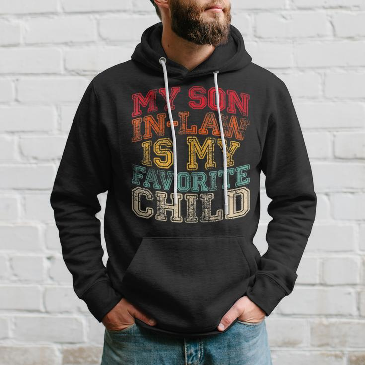 My Soninlaw Is My Favorite Child Family Humor Dad Mom Hoodie Gifts for Him