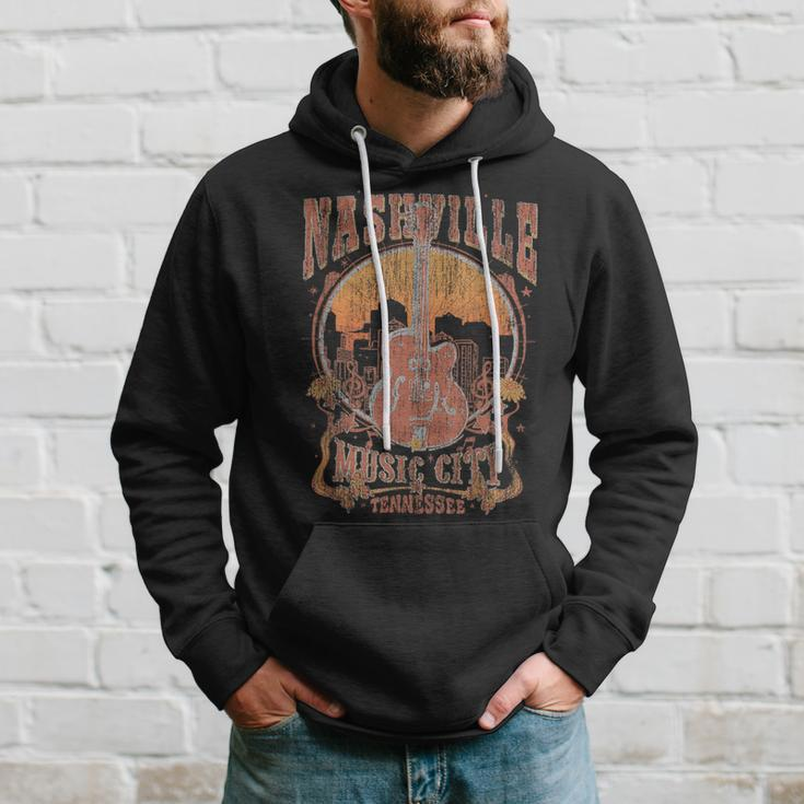 Nashville Tennessee Guitar Country Music City Guitarist Gift Hoodie Gifts for Him