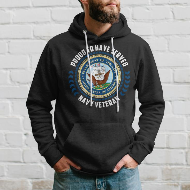 Navy Veteran Proud To Have Served In The Us Navy Hoodie Gifts for Him