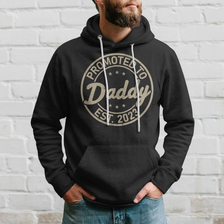 New Dad 2023 Promoted To Daddy Hoodie Gifts for Him