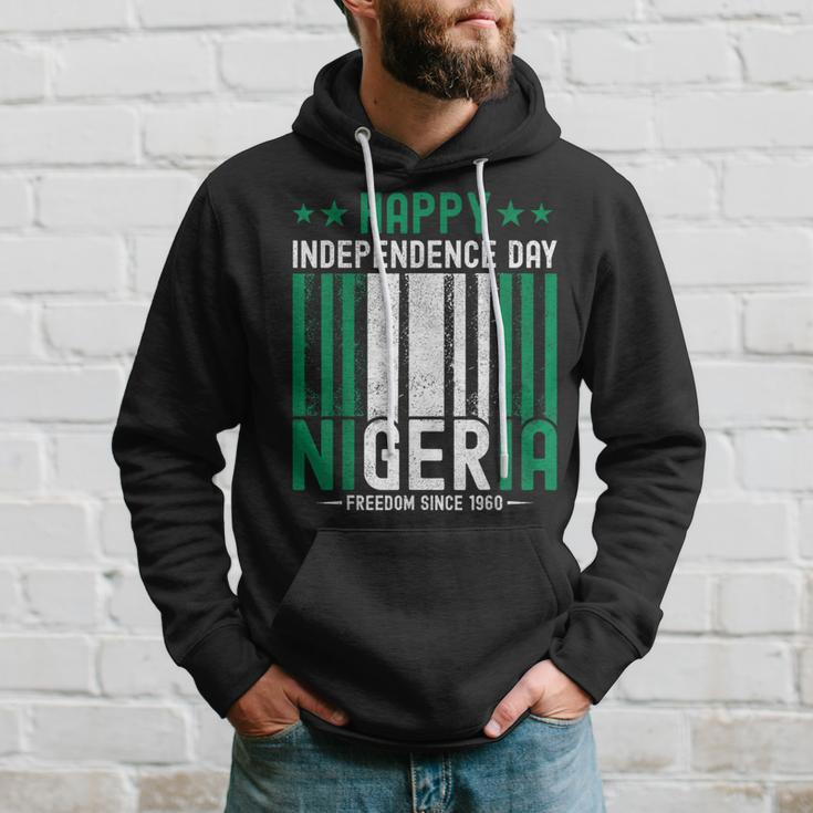 Nigerian Independence Day Vintage Nigerian Flag Hoodie Gifts for Him