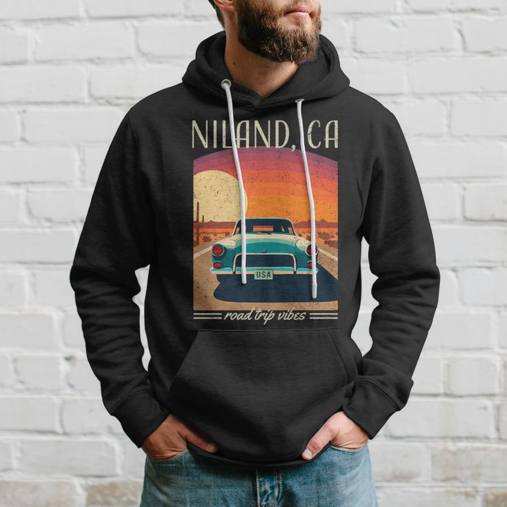 Niland Ca Retro Highway Nostalgic Vintage Car Hoodie Gifts for Him