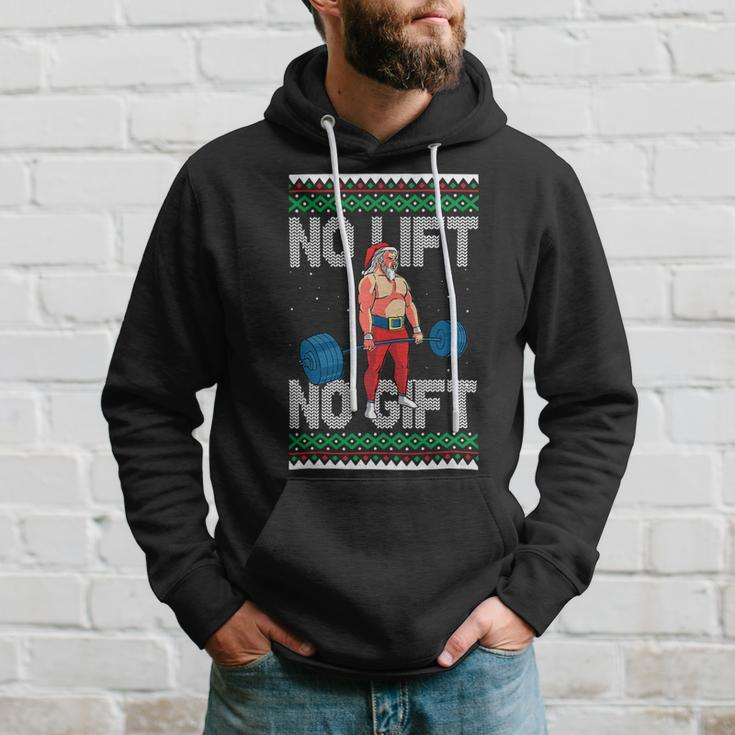 No Lift No Gift Fitness Trainer Hoodie Gifts for Him