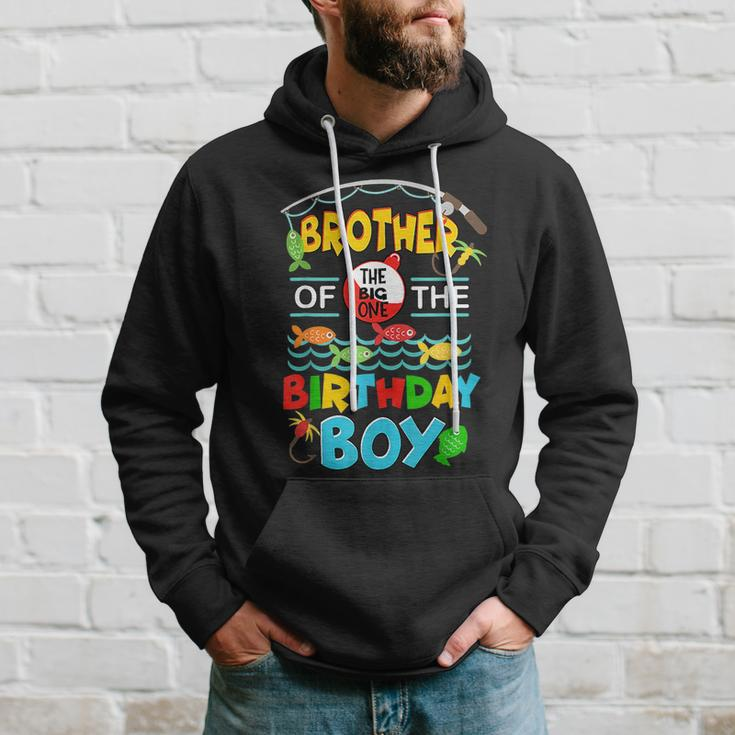O Fish Ally One Birthday Outfit Brother Of The Birthday Boy Hoodie Gifts for Him