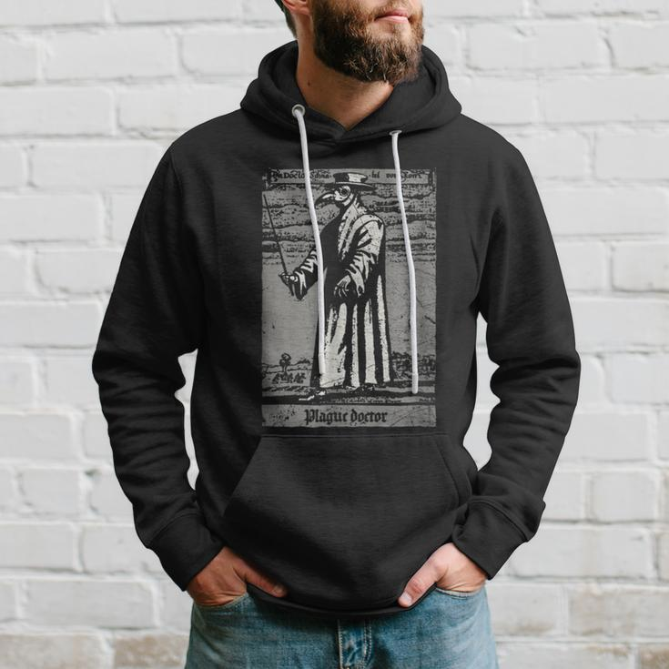 Occult Plague Doctor Horror Death Vintage Tarot Tarot Hoodie Gifts for Him
