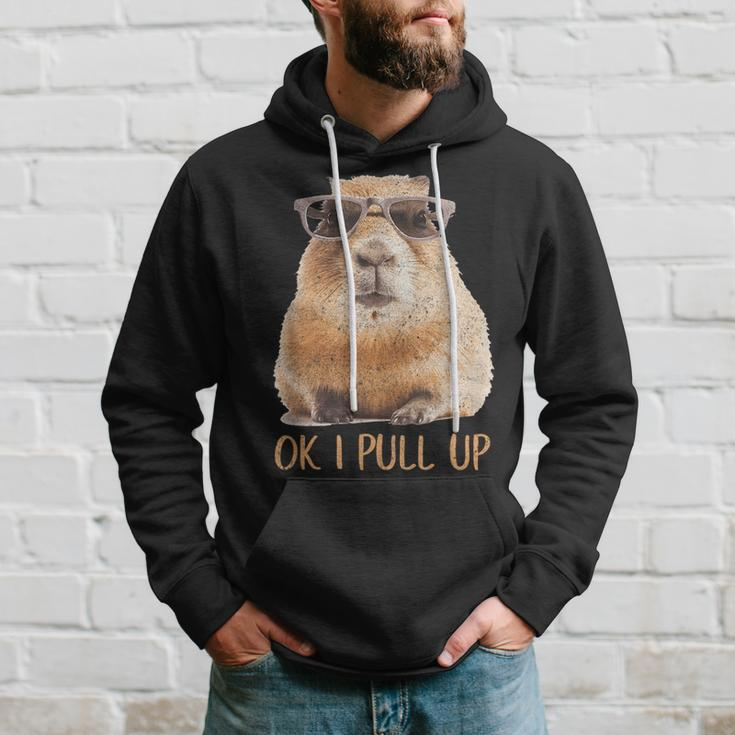 Ok I Pull Up Capybara Gifts For Capybara Lovers Funny Gifts Hoodie Gifts for Him