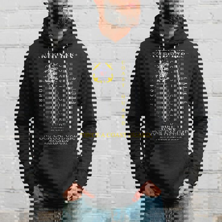 Once A Coast Guard Always A Coast Guard Hoodie Gifts for Him