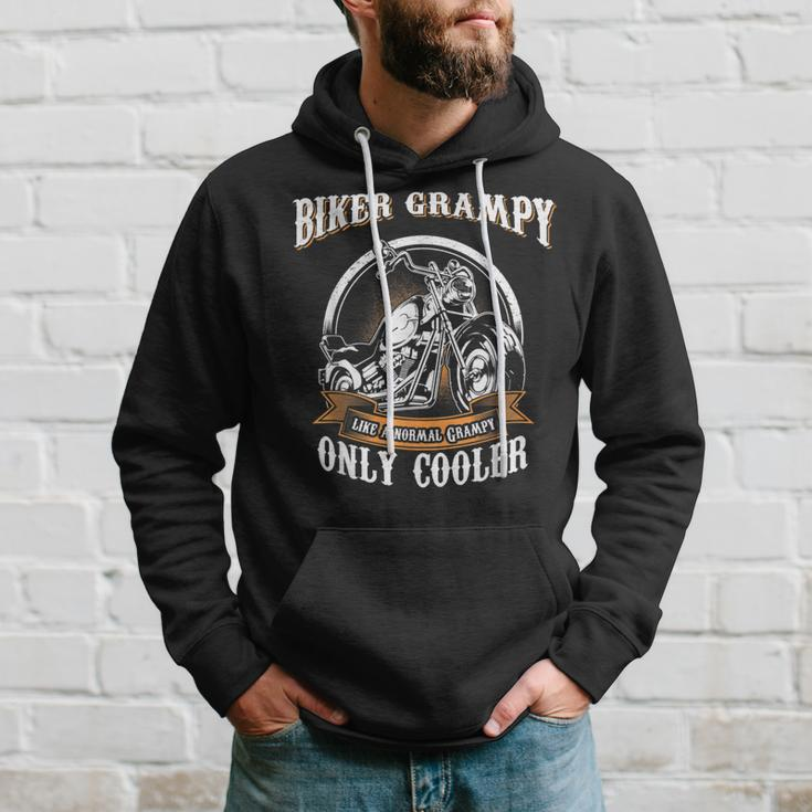 Only Cool Grampy Rides MotorcyclesRider Gift Hoodie Gifts for Him