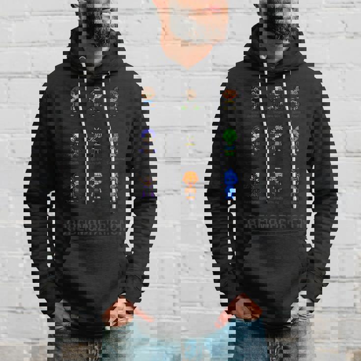 Orbem 8-Bit Characters Hoodie Gifts for Him