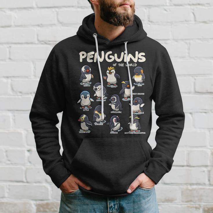 Penguin Penguins Animals Of The World Penguin Lovers Hoodie Gifts for Him