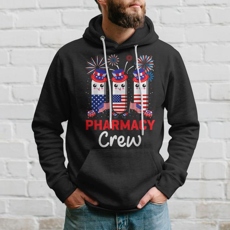 Pharmacy Crew 4Th Of July Cute Pills American Patriotic Hoodie Gifts for Him