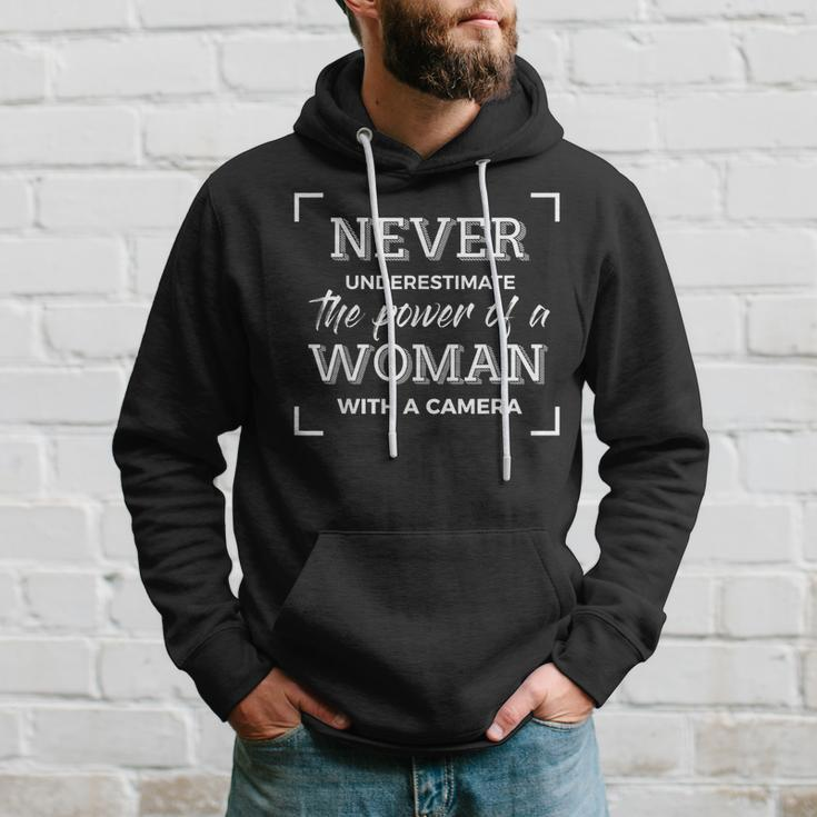 Photographer Never Underestimate The Power Of A Hoodie Gifts for Him