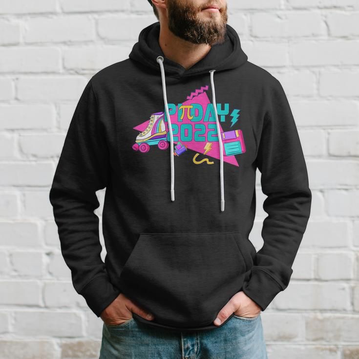Pi Day 314 2022 90S Retro Funny Happy 314 Math Major Pi Day Funny Gifts Hoodie Gifts for Him