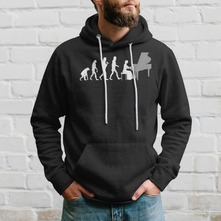 Piano Player Evolution Funny Music Piano Funny Gifts Hoodie Gifts for Him