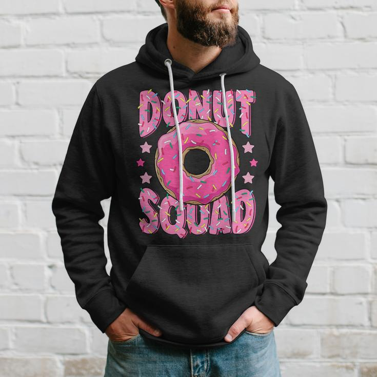 Pink Donut Squad Sprinkles Donut Lover Matching Donut Party Hoodie Gifts for Him