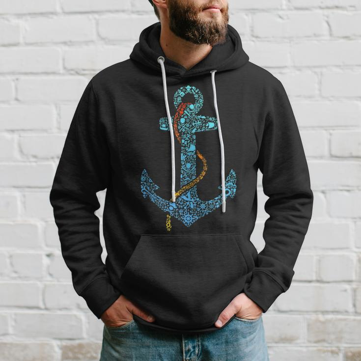 Pirate Armor Gun Boat Ship Wheel - Funny Gift Sailors Anchor Hoodie Gifts for Him