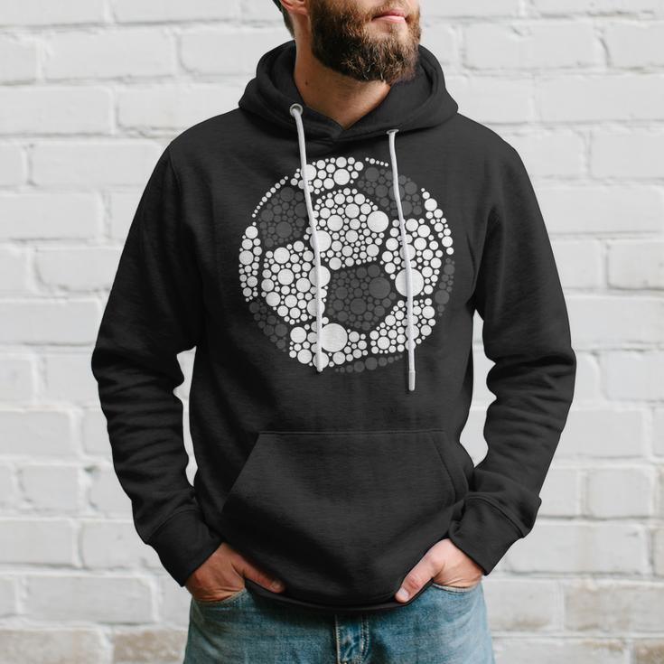 Polka Dot Football Soccer Lover Happy Dot Day Sport Ball Hoodie Gifts for Him