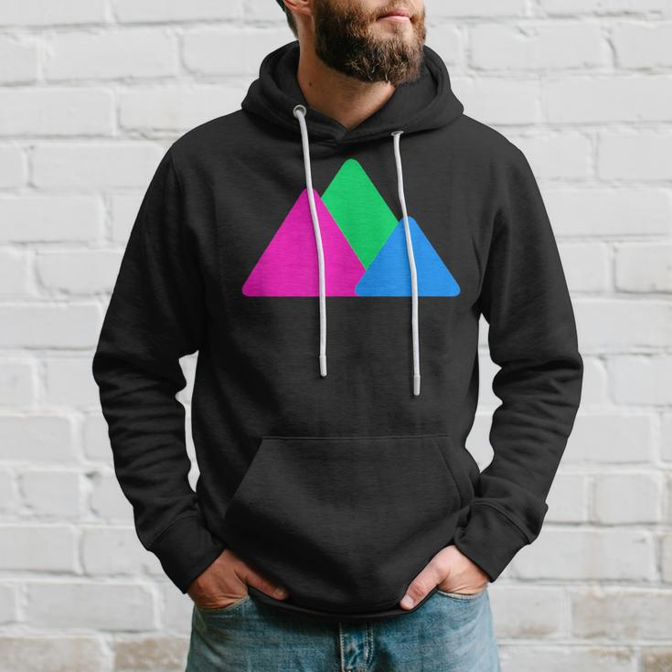 Polysexual Pride Mountains Lgbtq Poly Flag Lgbtqia Gift Hoodie Gifts for Him