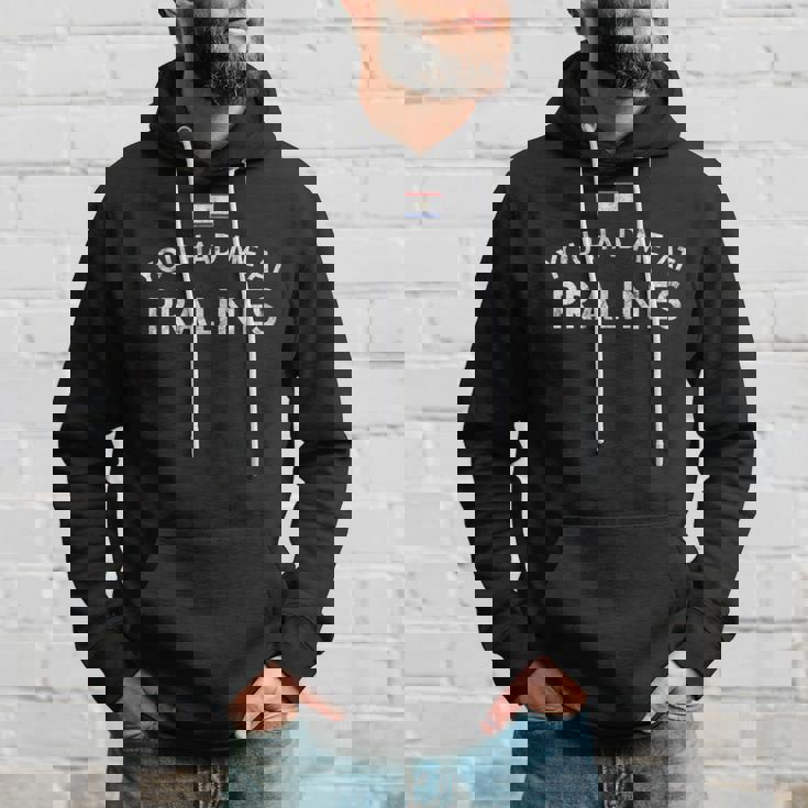 Pralines New Orleans Louisiana Candy Pecans Syrup Fudge Nuts Hoodie Gifts for Him