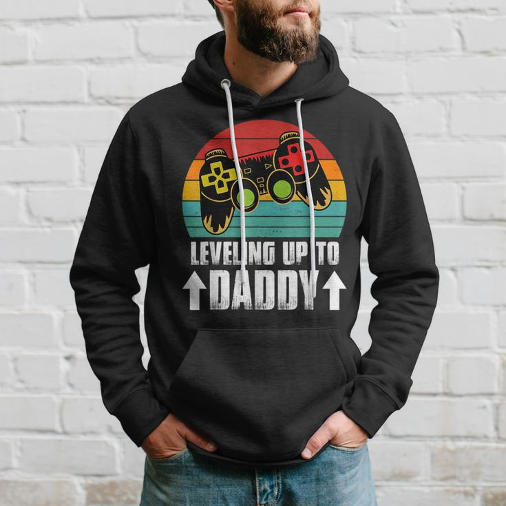 Pregnancy Announcement For Gamer Dad Leveling Up To Dad Hoodie Gifts for Him