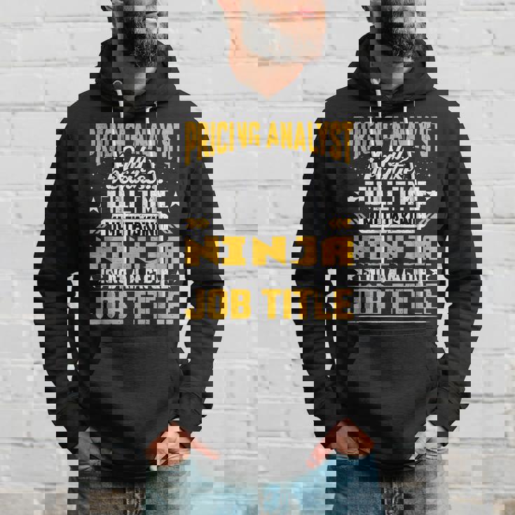 Pricing Analyst Job Title Pricing Researcher Accountant Hoodie Gifts for Him