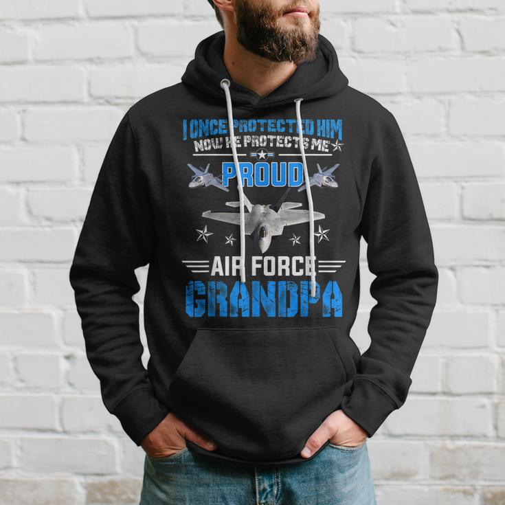 Pride Military Family Proud Grandpa Air Force Gift Gift For Mens Hoodie Gifts for Him