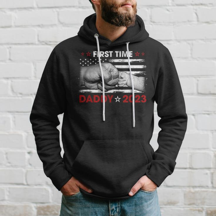 Promoted To Daddy 2023 First Time Fathers Day New Dad Mens Gift For Mens Hoodie Gifts for Him
