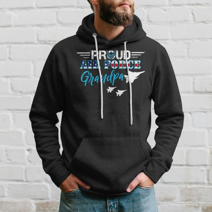 Proud Air Force Grandpa Gift Us Military Veteran Day Hoodie Gifts for Him