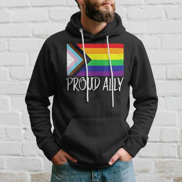 Proud Ally Pride Month Lgbt Transgender Flag Gay Lesbian Hoodie Gifts for Him