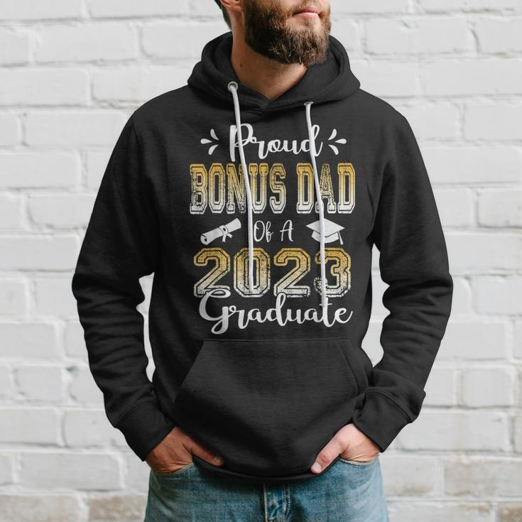 Proud Bonus Dad Of A Class Of 2023 Graduate Senior 2023 Hoodie Gifts for Him