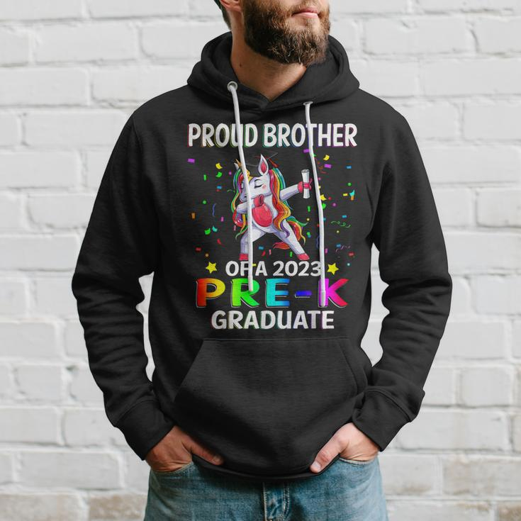 Proud Brother Of A Class Of 2023 Prek Graduate Unicorn Hoodie Gifts for Him