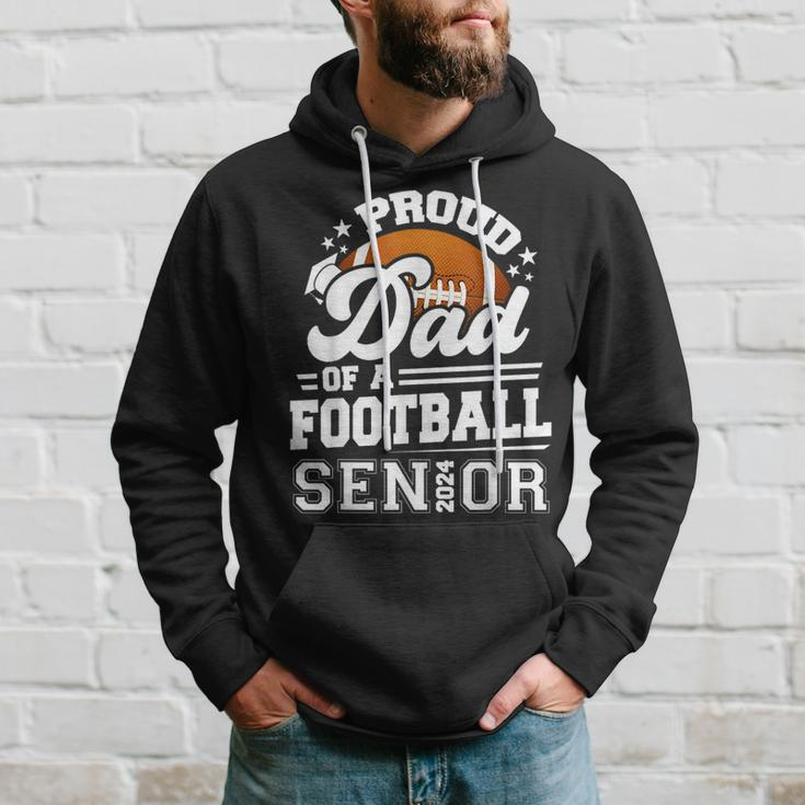 Proud Dad Of A Football Senior 2024 Graduate Graduation Hoodie Gifts for Him