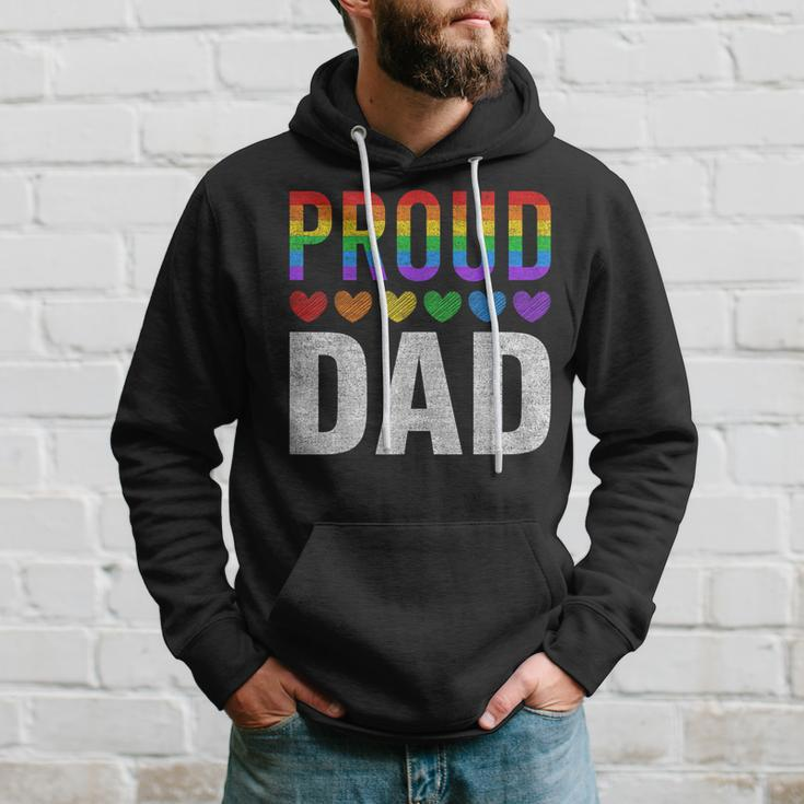 Proud Dad Of Gay Lesbian Lgbt Family Matching Pride Ally Hoodie Gifts for Him
