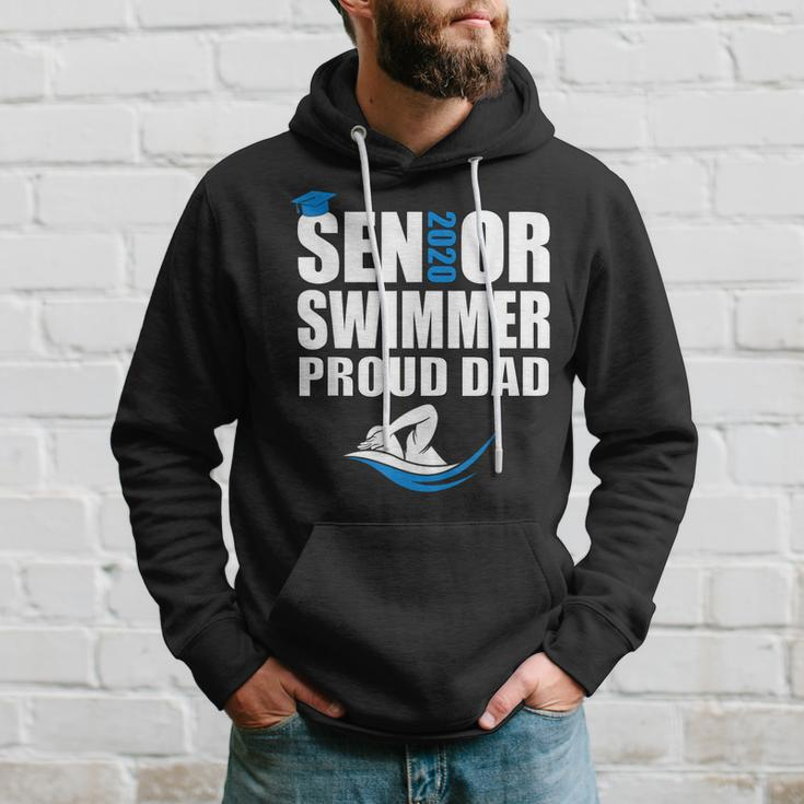 Proud Dad Senior Swimmer Class Of 2020 Swim Team Sport Hoodie Gifts for Him
