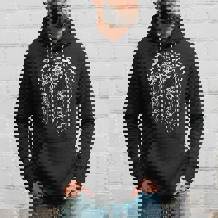 Psychobilly Horror Punk Rock Hr Skeleton Puppets Rock Hoodie Gifts for Him