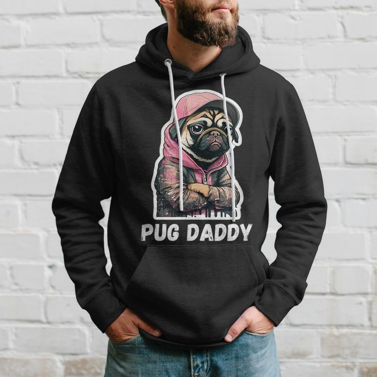 Pug Daddy - Moody Cool Pug Funny Dog Pugs Lover Hoodie Gifts for Him