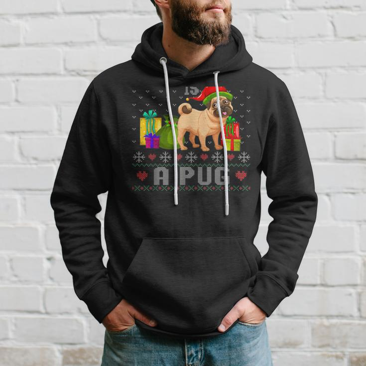 Pug Dog Ugly Christmas Sweaters Hoodie Gifts for Him