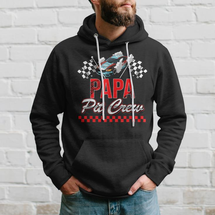 Race Car Birthday Party Racing Family Papa Pit Crew Racing Funny Gifts Hoodie Gifts for Him