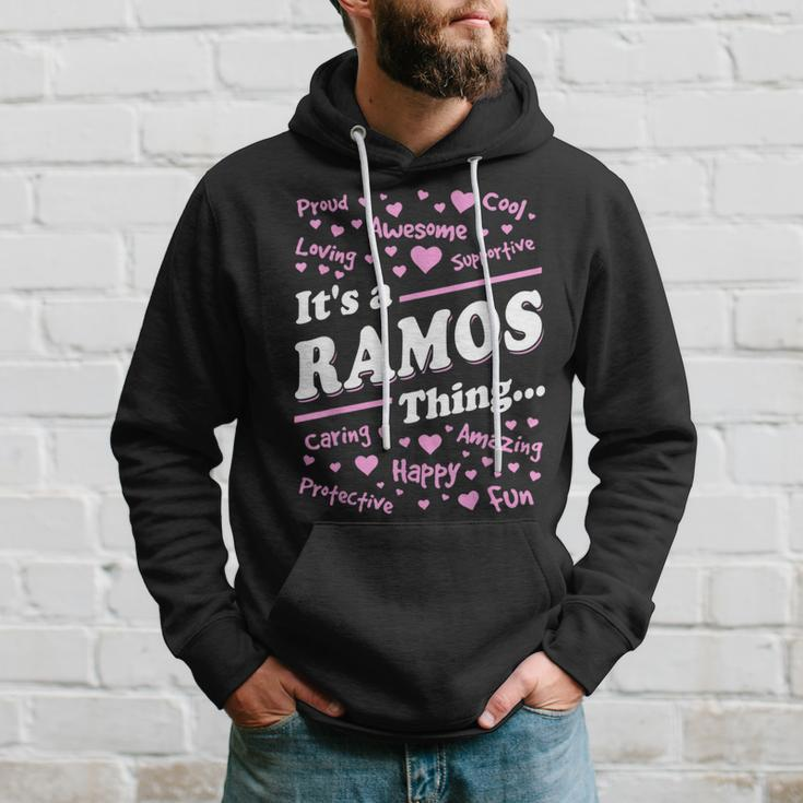 Ramos Surname Last Name Family Its A Ramos Thing Funny Last Name Designs Funny Gifts Hoodie Gifts for Him
