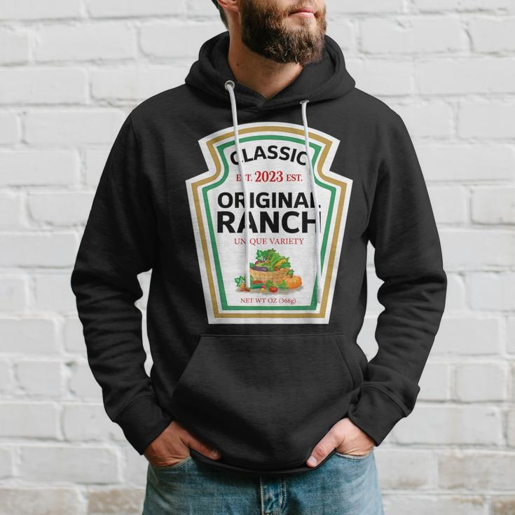Ranch Sauce Green Salad Dressing Halloween Costume Matching Hoodie Gifts for Him