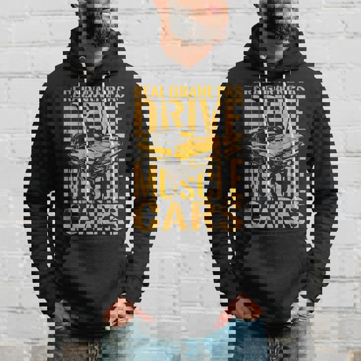 Real Grandpas Drive Muscle Cars Retro Classic Muscle Car Cars Funny Gifts Hoodie Gifts for Him Real Grandpas Drive Muscle Cars Retro Classic Muscle Car Cars Funny Gifts Hoodie Gifts for Him