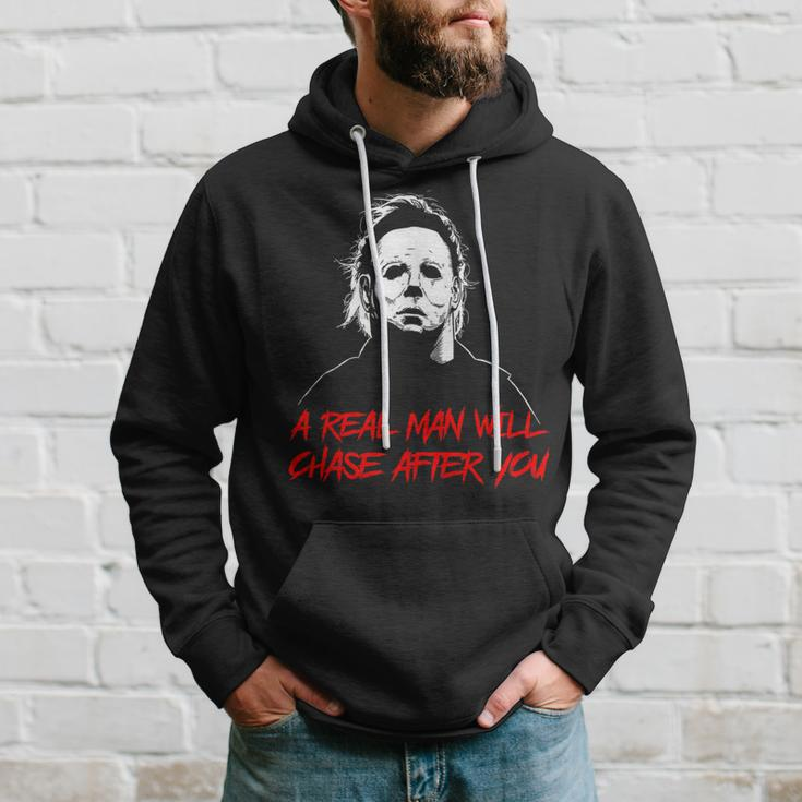 A Real Man Will Chase After You Halloween Hoodie Gifts for Him