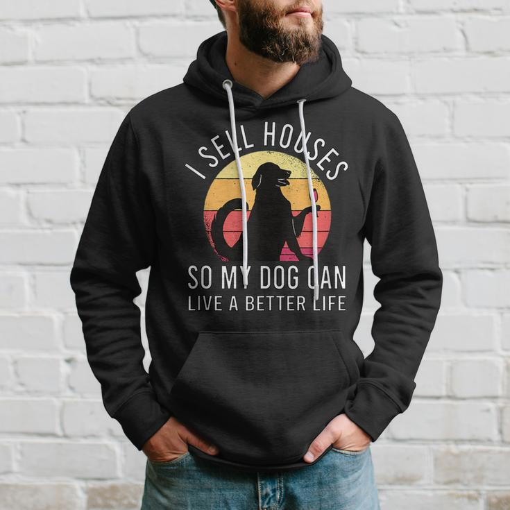Realtor Gift I Sell Houses For Estate Agent And Dog Lover Hoodie Gifts for Him