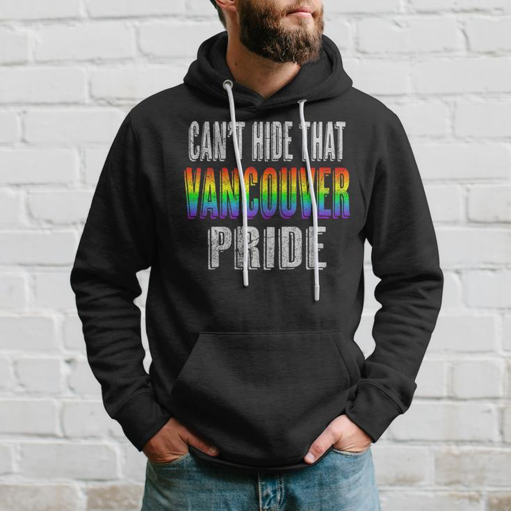 Retro 70S 80S Style Cant Hide That Vancouver Gay Pride Hoodie Gifts for Him