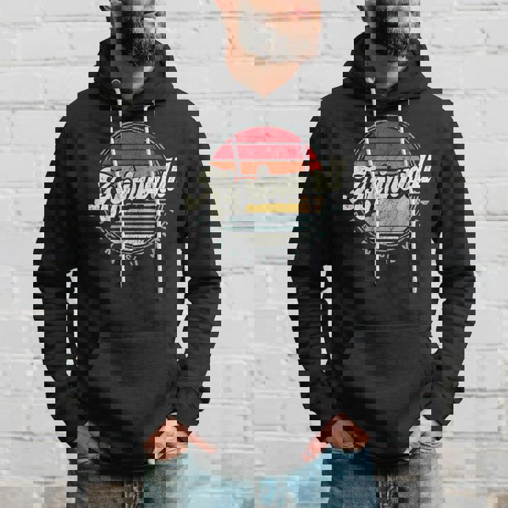 Retro Aspinwall Home State Cool 70S Style Sunset Hoodie Gifts for Him