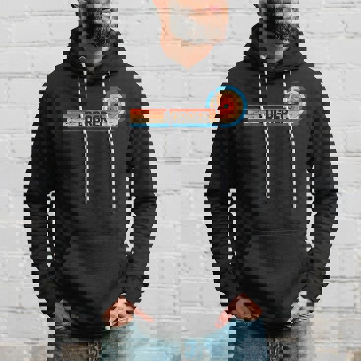 Retro Borger Vintage City Borger Hoodie Gifts for Him